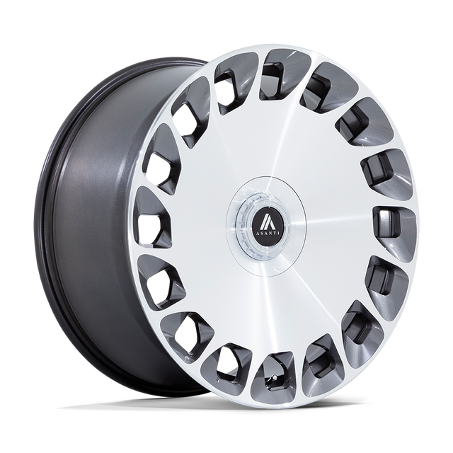 Asanti Black - AB045 ARISTOCRAT | 24X10 / 15 Offset / BLANK Bolt Pattern | AB045AD24100015