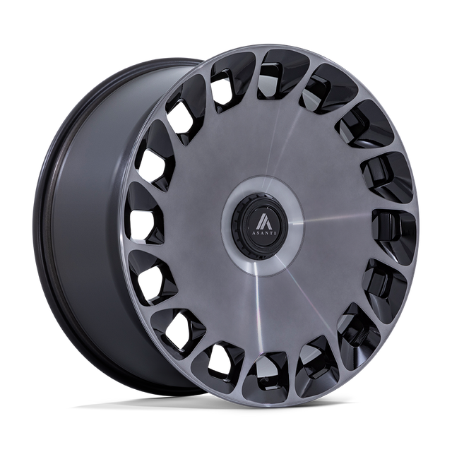 Asanti Black - AB045 ARISTOCRAT | 20X9 / 27 Offset / 5X112/5X120 Bolt Pattern | AB045BT20905927