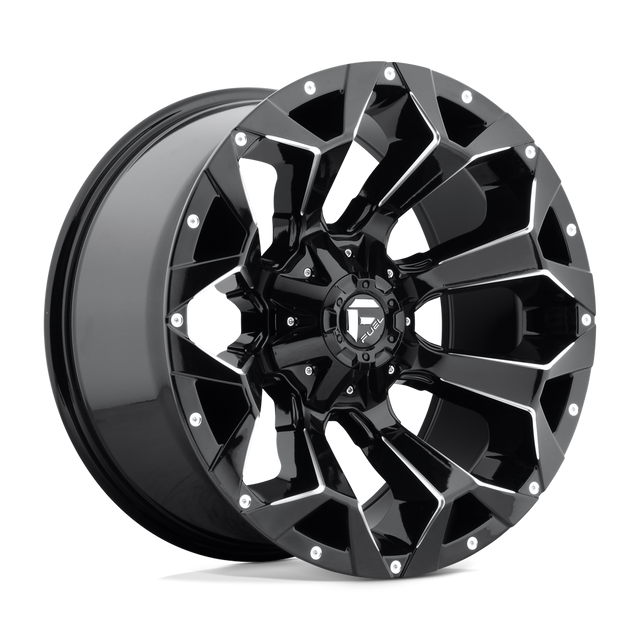 Fuel 1PC - D576 ASSAULT | 20X9 / 01 Offset / 8X180 Bolt Pattern | D57620901850