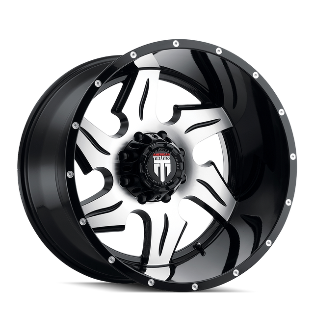 AMERICAN TRUXX - NINJA | 22X14 / -76 Offset / 6X139.7 Bolt Pattern | AT163-22483BM-76