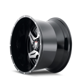AMERICAN TRUXX - NINJA | 22X14 / -76 Offset / 6X139.7 Bolt Pattern | AT163-22483BM-76