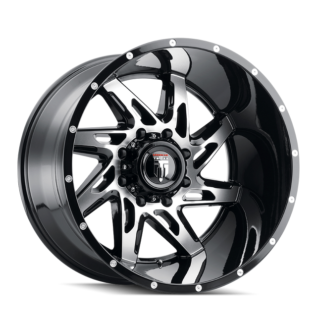 AMERICAN TRUXX - SPYDER | 22X14 / -76 Offset / 5X127 Boulonnage | AT183-22473BM-76