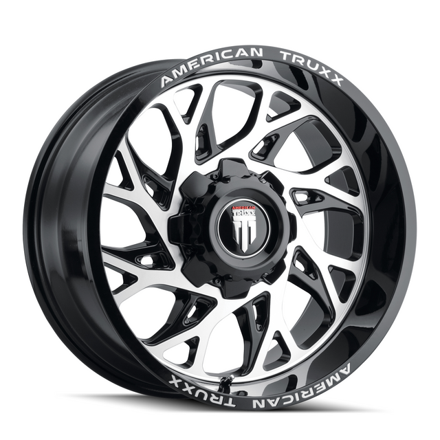 AMERICAN TRUXX DESTINY AT1913 BLACK MACHINED 22X12 6-135/6-139.7 -44MM 106.1MM