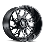 AMERICAN TRUXX - DESTINY | 24X14 / -76 Offset / 8X165.1 Modèle de boulon | AT1913-24481M-76