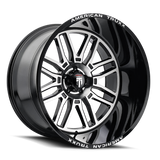 AMERICAN TRUXX RESTLESS AT1915 BLACK MACHINED 20X10 6-135 -25MM 87.1MM