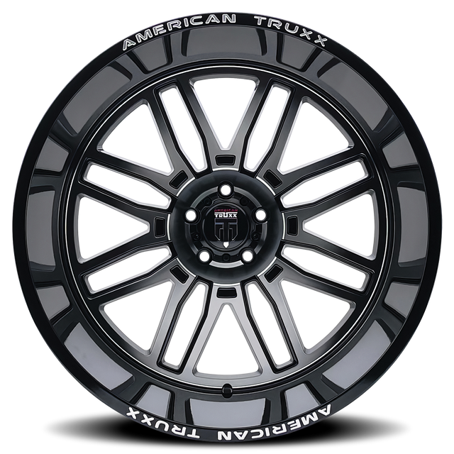 AMERICAN TRUXX RESTLESS AT1915 BLACK MACHINED 20X10 6-135 -25MM 87.1MM