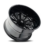 AMERICAN TRUXX BUTCHER AT1916 GLOSS BLACK MILLED 20X9 6-135 -12MM 87.1MM