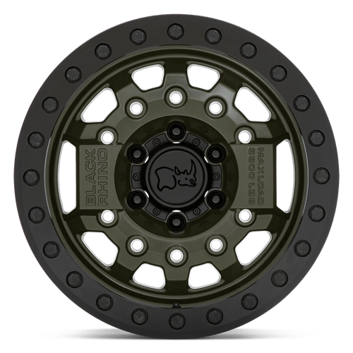 Rhinocéros noir - AVENGER BEADLOCK | 17X8.5 / 0 Décalage / 6X139.7 Modèle de boulon | 1785AVG006140N12