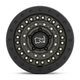 Rhinocéros noir - BARRICADE | 17X8.5 / -18 Décalage / 5X127 Boulon Motif | 1785BCD-85127N71