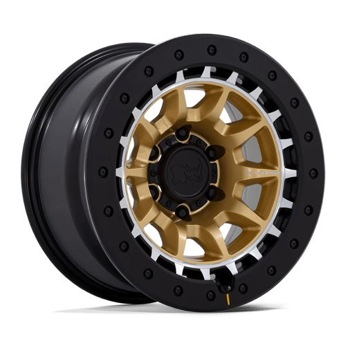 Black Rhino - BR016 TUSK | 17X8.5 / -10 Offset / 5X127 Bolt Pattern | BR016GD17855010N