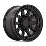 Rhinocéros noir - CALICO | 17X8.5 / -10 Décalage / 6X139.7 Modèle de boulon | BR001MX17856810N