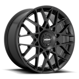 Rotiforme - R165 BLQ-C | 19X8,5 / 35 décalage / 5X108/5X114,3 modèle de boulon | R165198502+35A