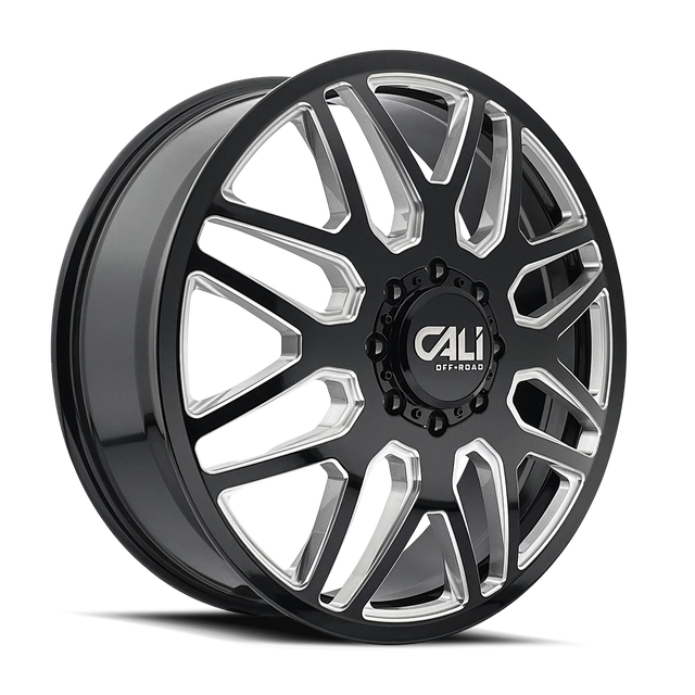 CALI OFF-ROAD - INVADER DUALLY | 22X8.25 / 115 Offset / 8X200 Bolt Pattern | 9115D-22877BMF115