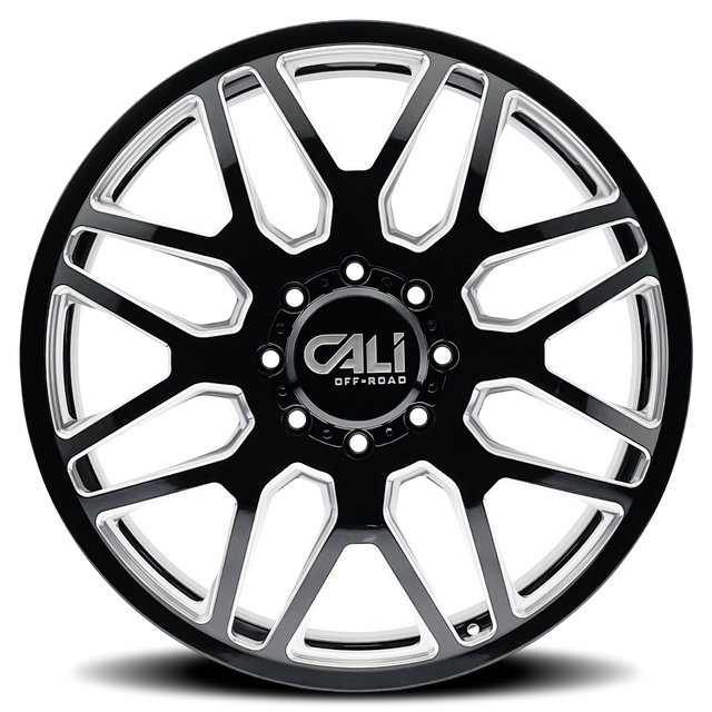 CALI OFF-ROAD - INVADER DUALLY | 22X8.25 / 115 Offset / 8X200 Bolt Pattern | 9115D-22877BMF115