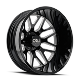 CALI OFF-ROAD-OFFROAD-OFFROAD INVADER DUALLY 9115D NOIR BRILLANT FRAISÉ 22X8.25 8-200 -192MM 142MM