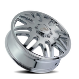 CALI OFFROAD-OFFROAD INVADER DUALLY 9115D CHROME 22X8.25 8-200 115MM 142MM