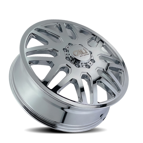 CALI OFF-ROAD-OFFROAD INVADER DUALLY 9115D CHROME 24X8.25 8-165.1 115MM 121.3MM