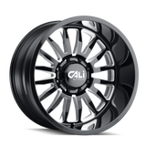 CALI OFF-ROAD SUMMIT 9110 NOIR BRILLANT FRAISÉ 20X10 6-135 -25MM 87.1MM