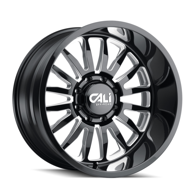 CALI OFF-ROAD SUMMIT 9110 NOIR BRILLANT FRAISÉ 20X10 6-135 -25MM 87.1MM