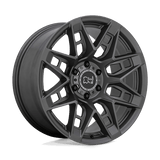 Alliages durs Black Rhino - CAPROCK | Modèle de boulon 18X9,5 / 12 Offset / 6X139,7 | 1895CPK126140G12