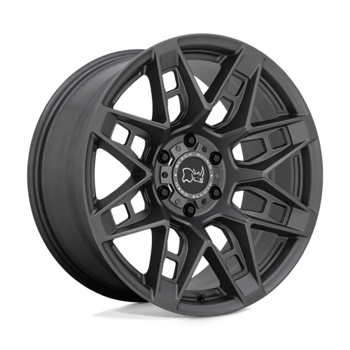 Alliages durs Black Rhino - CAPROCK | Modèle de boulon 18X9,5 / 12 Offset / 6X139,7 | 1895CPK126140G12