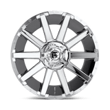 Fuel 1PC - D614 CONTRA | 20X10 / -19 Offset / 6X135/6X139.7 Bolt Pattern | D61420009846