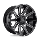 Fuel 1PC - D615 CONTRA | 18X9 / -12 Offset / 5X114.3/5X127 Bolt Pattern | D61518902645