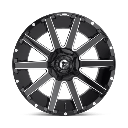 Fuel 1PC - D615 CONTRA | 22X10 / -18 Offset / 8X165.1 Bolt Pattern | D61522008247