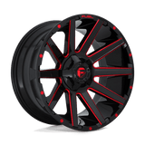 Carburant 1PC - D643 CONTRA | 20X10 / -19 Décalage / 6X135/6X139.7 Modèle de boulon | D64320009846