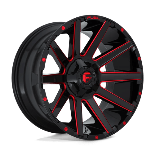 Carburant 1PC - D643 CONTRA | 20X10 / -19 Décalage / 6X135/6X139.7 Modèle de boulon | D64320009846