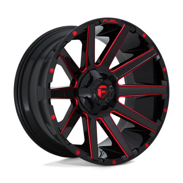 Fuel 1PC - D643 CONTRA | 22X10 / -19 Offset / 6X135/6X139.7 Bolt Pattern | D64322009846