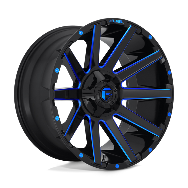 Fuel 1PC - D644 CONTRA | 20X10 / -18 Offset / 8X180 Bolt Pattern | D64420001847