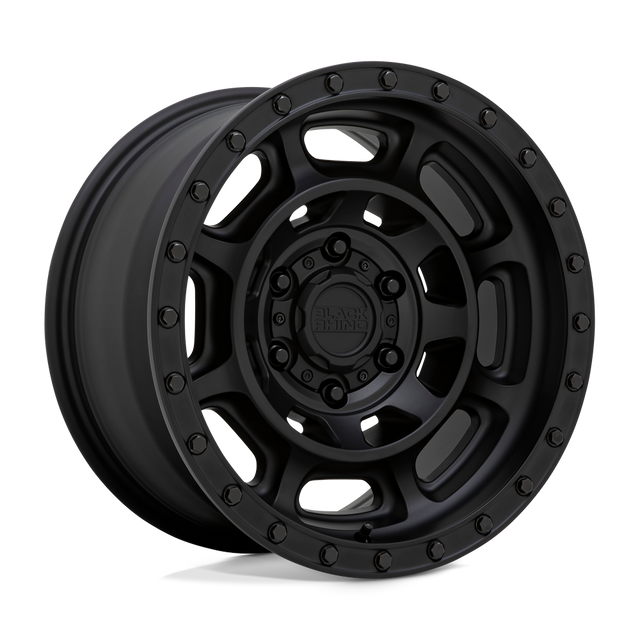 Rhinocéros noir - CONVOI | 17X8.5 / -18 Décalage / 5X127 Boulon Motif | 1785CNV-85127M71