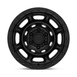 Rhinocéros noir - CONVOI | 17X8.5 / -18 Décalage / 5X127 Boulon Motif | 1785CNV-85127M71