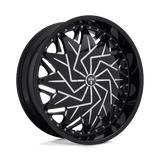 DUB 1PC - S231 DAZR | 26X10 / 05 Offset / BLANK Bolt Pattern | S231260000+05D