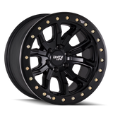 DIRTY LIFE DT-1 9303 NOIR SATINÉ 17X9 5-114.3 -12MM 72.6MM