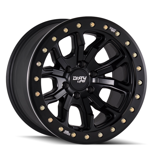 DIRTY LIFE DT-1 9303 NOIR SATINÉ 17X9 5-114.3 -12MM 72.6MM