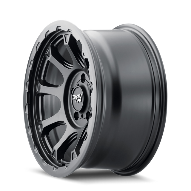 DIRTY LIFE DRIFTER 9307 NOIR SATINÉ 17X8.5 5-127 -6MM 78.1MM