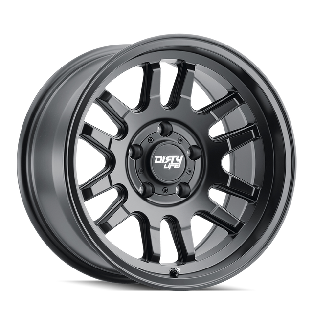 DIRTY LIFE CANYON 9310 NOIR MAT 17X9 6-139.7 -12MM 106MM