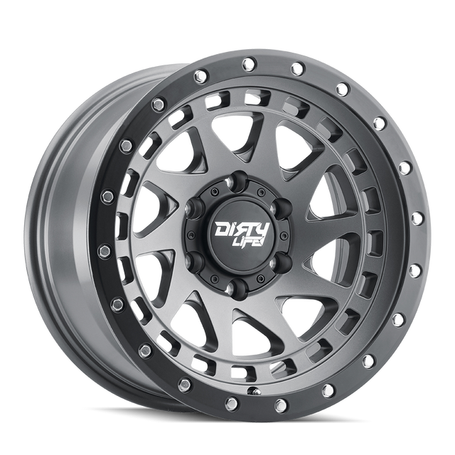 DIRTY LIFE ENIGMA PRO 9311 SATIN GRAPHITE 17X9 6-139.7 -12MM 106MM