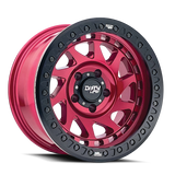 DIRTY LIFE ENIGMA RACE 9313 BRILLANT CRIMSON CANDY ROUGE 17X9 8-165.1 -12MM 130.8MM