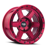 DIRTY LIFE COMPOUND 9315 GLOSS CRIMSON CANDY RED 17X9 5-127 -38MM 78.1MM