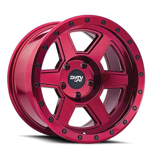 DIRTY LIFE COMPOUND 9315 BRILLANT CRIMSON CANDY ROUGE 17X9 5-127 -38MM 78.1MM