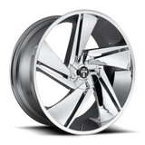 DUB 1PC - S246 FADE | 22X9.5 / 25 Offset / BLANK Bolt Pattern | S246229500+25D