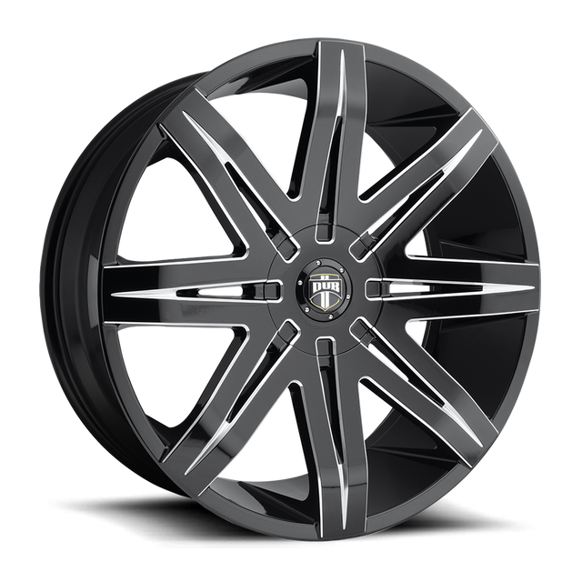 DUB 1PC - S227 STACKS | 24X9.5 / 30 Offset / BLANK Bolt Pattern | S227249500+30D