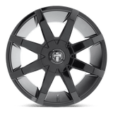 DUB 1PC - S110 PUSH | 20X8.5 / 45 Offset / 5X114.3/5X120 Bolt Pattern | S110208552+45