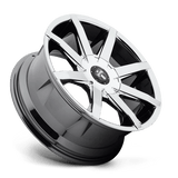 DUB 1PC - S111 PUSH | 24X9.5 / 25 Offset / BLANK Bolt Pattern | S111249500+25D