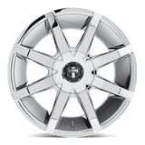 DUB 1PC - S111 PUSH | 24X9.5 / 25 Offset / BLANK Bolt Pattern | S111249500+25D