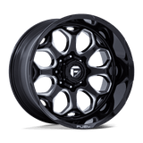 Fuel 1PC - FC862 SCEPTER | 22X12 / -44 Offset / 8X180 Bolt Pattern | FC862BE22128844N