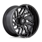 Fuel 1PC - D807 HURRICANE | 22X12 / -44 Offset / 8X165.1 Bolt Pattern | D80722208247